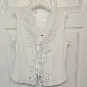 Free People Gesibelle Top White Medium
